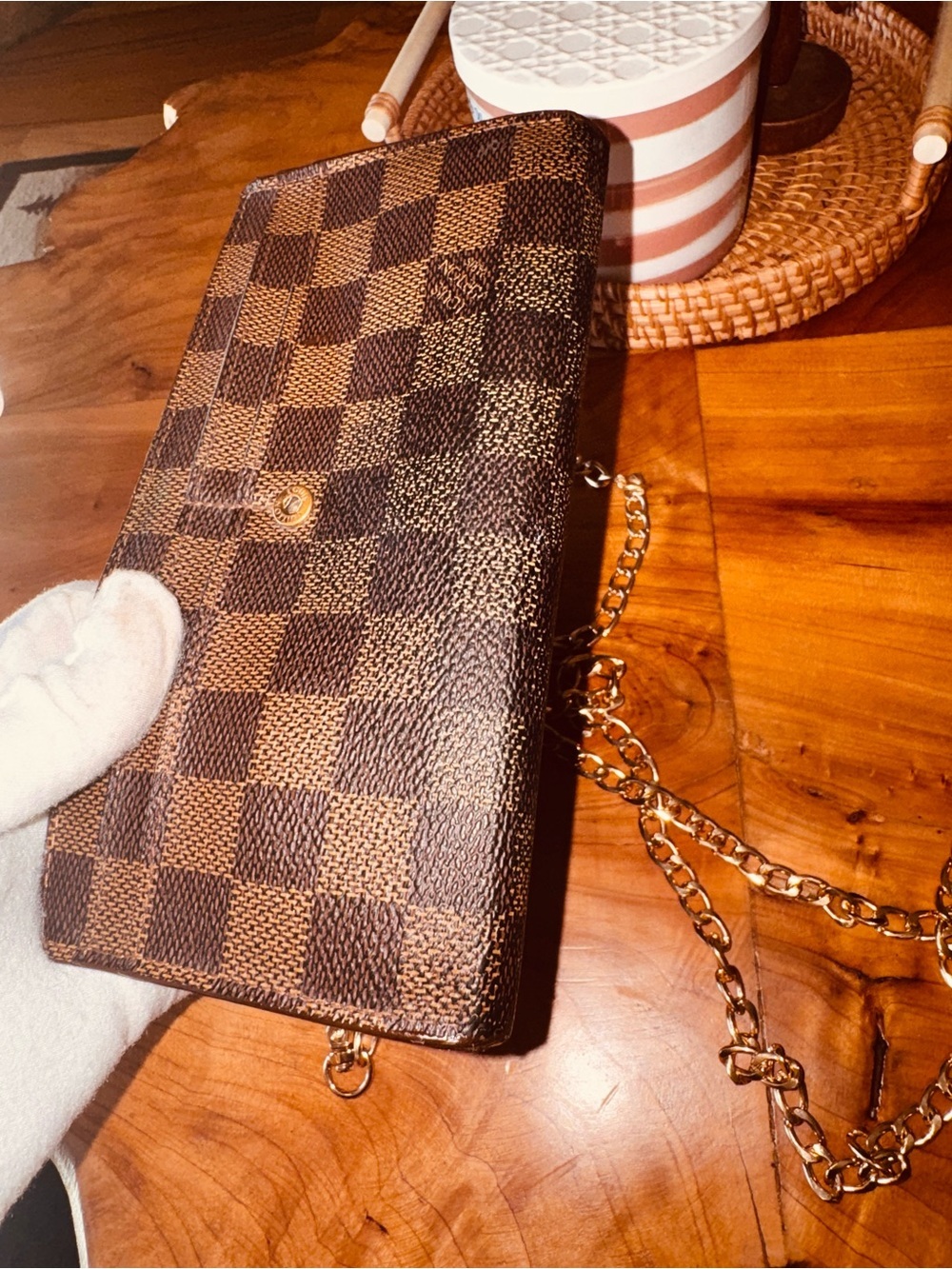 Louis Vuitton Damier Porte Tresor International Trifold Long Wallet converted - Picture 11 of 16